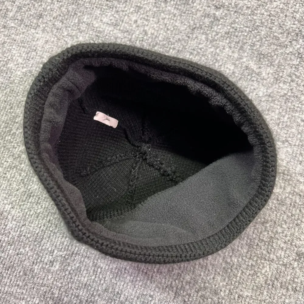 The North Face Beanie Mens One Size Black Fleece Lined Knit Winter Outdoor